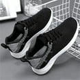 thumbnail image 4 of NOKIO Hiking Shoes Women Waterproof Non Slip Lightweight Comfortable Breathable Walking Trekking Outdoor Sneaker Summer And Autumn Women Flat Mesh Breathable Lace Up Casual Shoes, 4 of 5