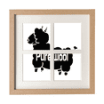 thumbnail image 1 of Autocollants pour Moutons, Graphiques, Cadre Art Déco, Affichage Mural Ou de Table, 4 Ouvertures, Photo, 1 of 3
