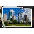 thumbnail image 3 of Houston, Texas, Skyline and Blue Sky (12x18 Wall Art Poster, Room Decor), 3 of 3