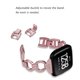 thumbnail image 4 of unbranded Band Para Inoxidable Con Eslabones Decorados En Rosa Y Diamantes, 4 of 8