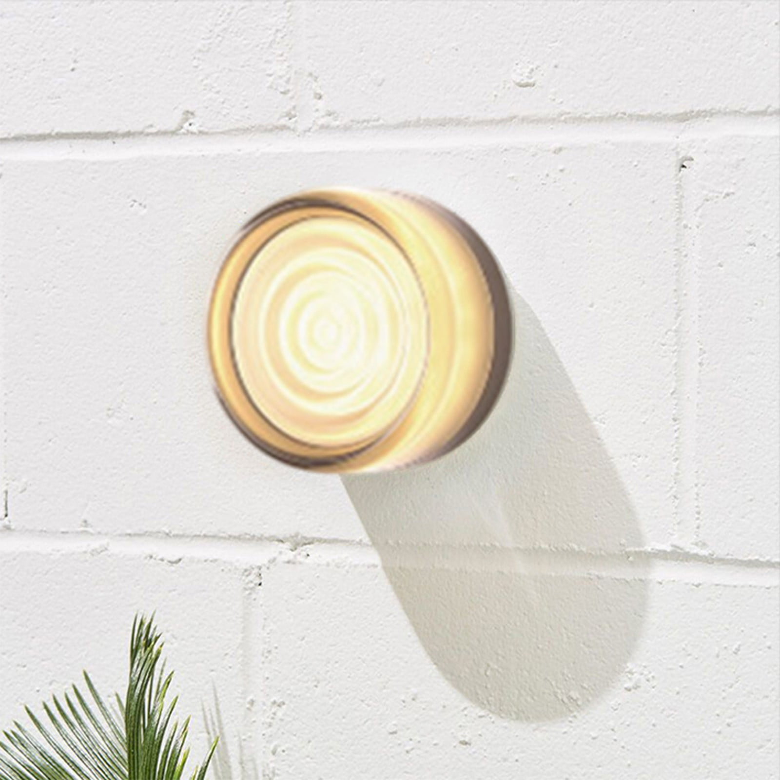 AYktou Home Wall Sconce, Modern LED Ceiling Light Portable Cylindrical Wall Lamp Waterproof Pendant Light for Terrace Hallway Balcony Wall Light Indoor Outdoor Lighting Decor, Beige