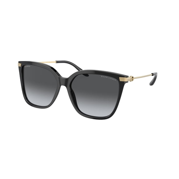 Ralph Lauren RL8209 5001T3 57mm Square Sunglasses Women's Shiny Black