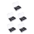 thumbnail image 1 of Clips P de Nylon Kenally 200Uds para sujetar cables y conductos color Negro, 1 of 6