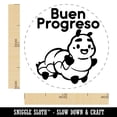 thumbnail image 2 of Buen Progresso Spanish Caterpillar Good Progress Self-Inking Rubber Stamp for Stamping Ink Stamper Crafting Planners - 1 Inch Medium - Blue Ink, 2 of 7