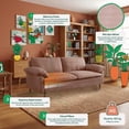 thumbnail image 3 of Sofá Cama Makora Milo Rosa Velvet con Memory Foam y Respaldo Reclinable, 3 of 8