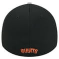 thumbnail image 4 of Men's New Era Gray/Black San Francisco Giants Visor Trim 39THIRTY Flex Hat, 4 of 6