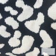 thumbnail image 2 of Luxurious Cow Print Knitted Microfiber Tote Bag in Black and Cream, 2 of 2
