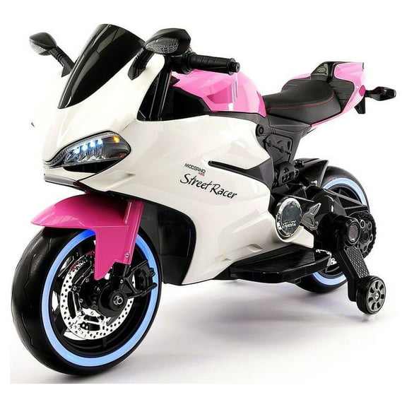 2023 Ducati Style Ride On Toy Motorcycle Car for Kids 12V Battery Powered  Pink