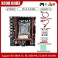 thumbnail image 3 of X99H Desktop Motherboard+E5 2673 V3 CPU+Thermal Grease LGA2011-V3 B85 DDR3X4 ECC Slot M.2 NVME PCI-E 3.0 X16, 3 of 5