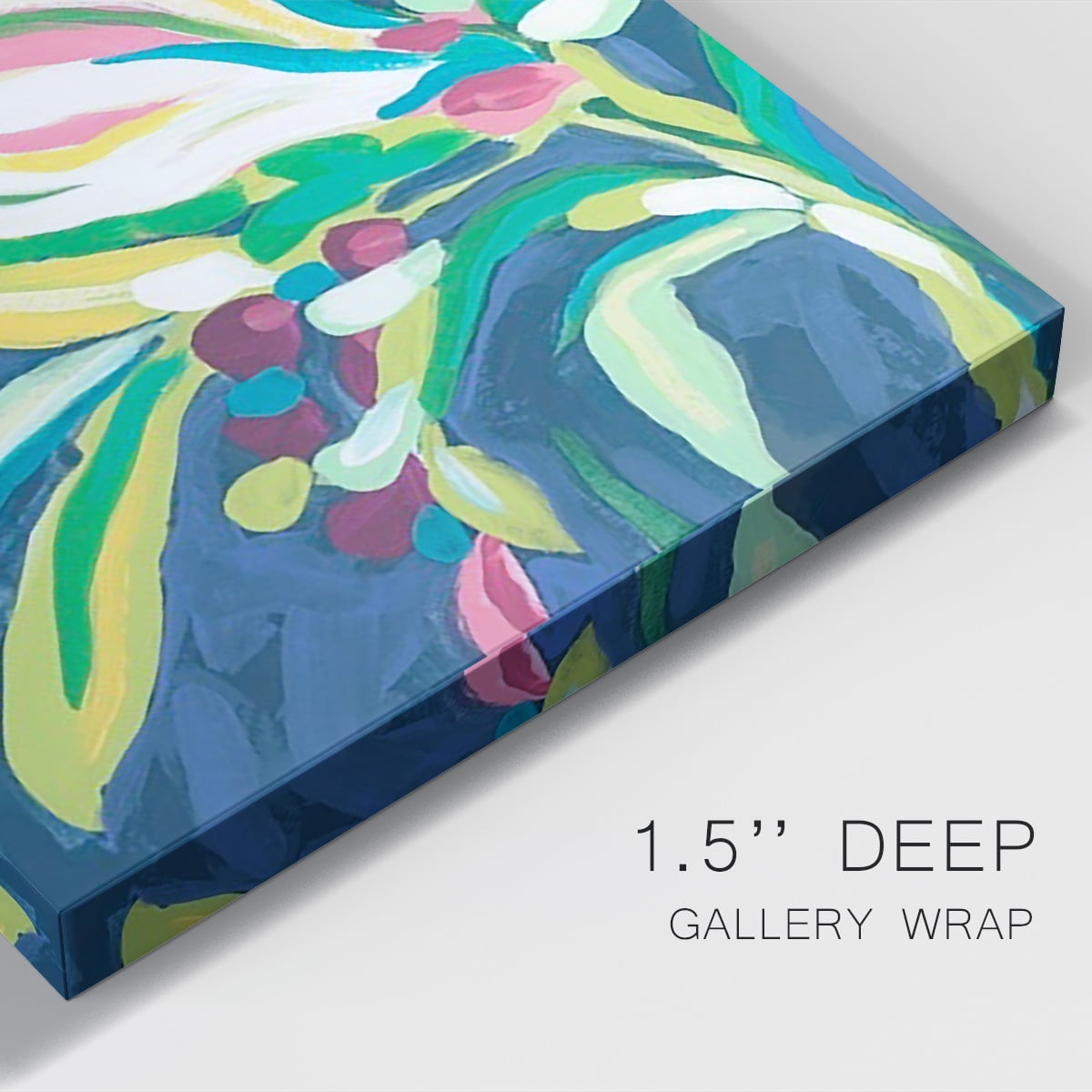 Blue Tropics II Premium Gallery Wrapped Canvas - Ready to Hang