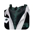 thumbnail image 1 of Conjunto de corbatas Barry.Wang Ascot de seda verde oscuro, 126 cm, formal, 1 of 6