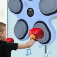 thumbnail image 3 of Machine de Boxe Musicale, Vitesse de Frappe Réglable 1200mAh Machine de Boxe Murale pour Enfants Adultes Rose, Bleu, 3 of 7