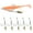 Color B-5PCS, variant on 5PCS Jig Head Hooks Weighted with Spinner Blades Swimbaits Crank Hooks for Soft Fishing Lures