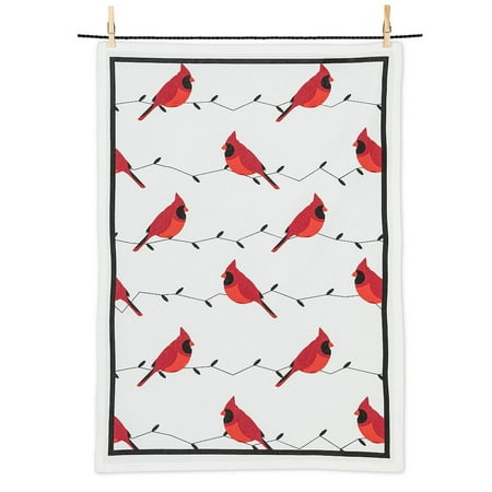 

Set of 1 All-over Cardinals Tea Towel
