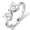 Silver, variant on S925 Sterling Silver Plated Moissanite Bow Love Heart Rings for Women Eternity Promise Band Engagement Rings Wedding Birthday Mothers Day Jewelry Gifts Teen Her Mom Wife Ideas