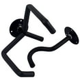 thumbnail image 4 of BRIGHTFUFU 2 piezas de montaje en pared ukelele guitarra gancho rack metal soporte de pared suspensión para instrumento de cuerda guitarra (negro), 4 of 7