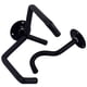 thumbnail image 4 of BRIGHTFUFU 2 piezas de montaje en pared ukelele guitarra gancho rack metal soporte de pared suspensión para instrumento de cuerda guitarra (negro), 4 of 7