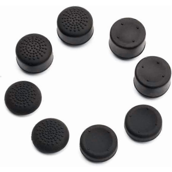Silicone Skin Case Cover for PlayStation 4 PS3 Xbox Controller Antislip Analog Joystick Black