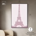 thumbnail image 5 of Pink Sparkling Floral Paris Canvas Paris Art Prints by Art Remedy, Black Frame, 36" x 54", 5 of 7