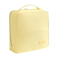 thumbnail image 2 of Standing Makeup Bag, Large Capacity Travel Cosmetic Organizer with Divided Compartments, Handheld Storage Case for Brushes Toiletries Beauty Essentials, Vanity Countertop and Trip Use, Yellow, 2 of 6
