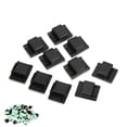 thumbnail image 1 of Abrazadera adhesiva para Cable ANGGREK organizador de Cable negro 50 piezas, 1 of 8
