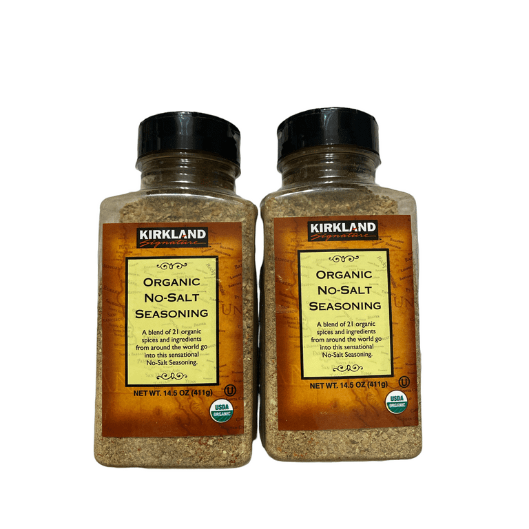 2 PACK | KS Kosher USDA Organic No-Salt Seasoning, 14.5 oz