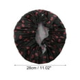 thumbnail image 2 of Unique Bargains Women's Sunflower Bath Cap 1 Pc Black, Red, 2 of 3