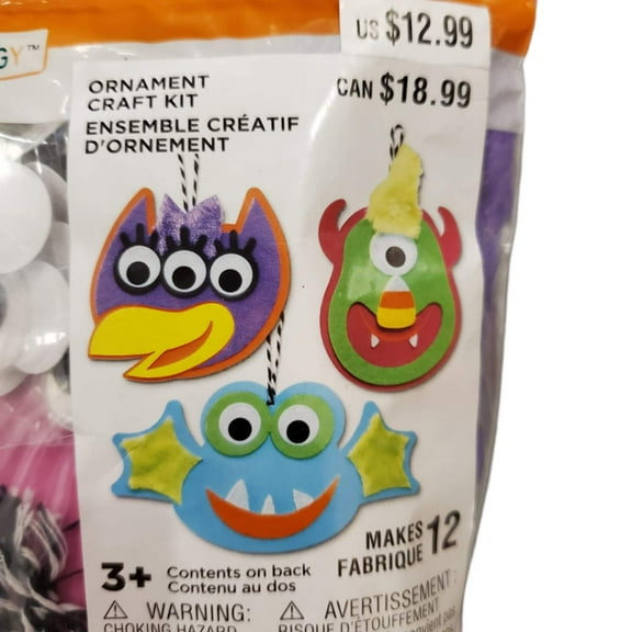 Creatology Halloween Ornament Craft Kit Makes 12