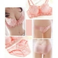 thumbnail image 3 of Women Lingerie Sexy Lace Underwear Bra + Briefs Set, 3 of 5