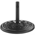 thumbnail image 2 of Walker Edison UB30RCWBL Circle Weave Round Umbrella Base - Black, 2 of 5