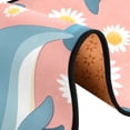 thumbnail image 4 of Dolphin Cartoons and Daisy Flower Runner Rug Ares Rug Non-Slip Laundry Rug 72×24 inch Soft Washable for Bedroom Bathroom Kitchen Living Room, 4 of 6