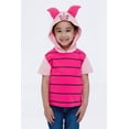 thumbnail image 2 of Disney Winnie the Pooh Piglet Hooded Matching Family Cosplay T-Shirt Infant to Little Kid, 2 of 5