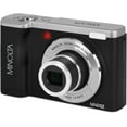 thumbnail image 2 of Minolta MNB5Z 56MP Dual Lens Point & Shoot Digital Camera with 5X Optical Zoom & 5K Ultra HD Video Bundle With 64GB Memory Card + Vlogger Tripod + Bag + Cleaning Kit + More Accessories (Black), 2 of 5