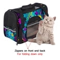 thumbnail image 4 of Note Sherpa Pet Carrier Bag 900D Oxford Cloth Fabric Nylon Webbing Base 17x10x11.8 in Suitable for Travel and Outdoor Activities, 4 of 7