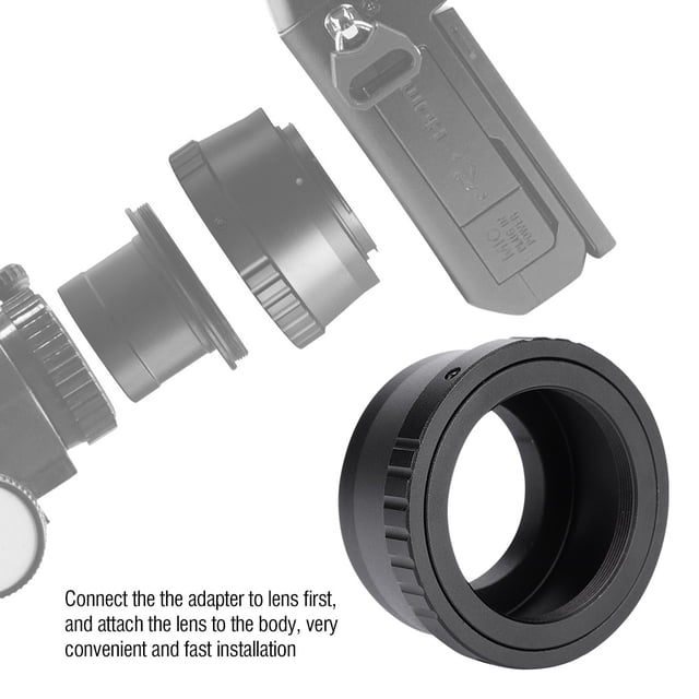 T2 , Lens Adapter For Mirrorless Camera T2 8209 M4 3 T2 M4 3 Telescope Mount