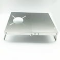 thumbnail image 6 of IDEANATEGRATE Camping Bracket Silver 1Pack 12.6x8.3x3.3in Stainless Steel, 6 of 8