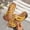Yellow, variant on Rvasteizo Womens Thick Sole Peep Toe Wedge Shoes Solid Summer Casual Pull-On