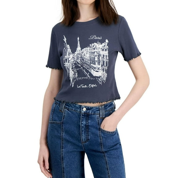 GRAYSON/THREADS Womens Featured Graphic T-Shirt, Multicoloured, Juniors, Large