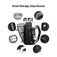 thumbnail image 4 of Dranite 65L Expandable Vacuum Travel Backpack w/Pump TSA Lock Water-Resistant Gray, 4 of 11