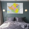 thumbnail image 3 of Zimbabwe Map Posters Print Photo Art Painting Canvas Poster Home Decorative Bedroom Modern Decor Posters Gifts 12x18inch(30x45cm), 3 of 6