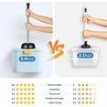 thumbnail image 2 of HAMITOR Toilet Plunger Bowl Brush Set: Hideaway Heavy Duty Toilet Plunger Scrubber Cleaner Holder Combo for Bathroom with Covered Caddy Hidden Elongated Discreet Apartment Plunger Brush Accessories, 2 of 4