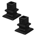 thumbnail image 1 of LOLIPPYY Pair of Stairs Railing Post Weather Resistance Secure Handrail for Homeowners Black, 1 of 8