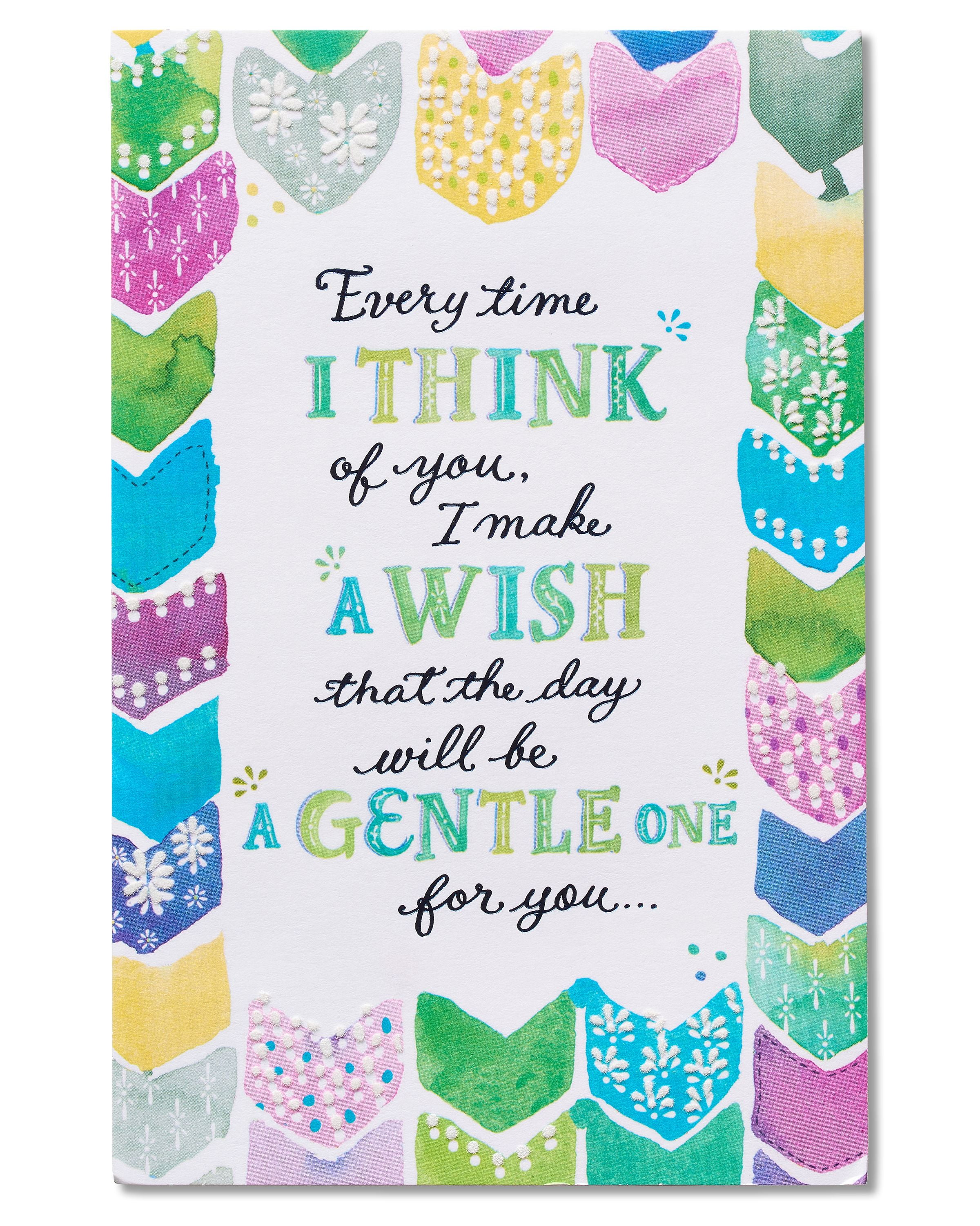 American Greetings Comfort Thinking of You Card with Foil