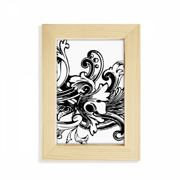 Baroque Art Decoration Modern Pattern Desktop Display Photo Frame Picture Art Painting 5x7 inch