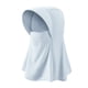 thumbnail image 1 of Máscara de protección solar de verano para mujer, con capucha para exteriores, de seda helada, transpirable, con orificio para el cabello que se abre y se cierra, 1 of 5