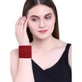 thumbnail image 3 of Efulgenz Indian Bangle Set Plain Matte Finish Metal Wedding Bangles Set Plain Alloy Bangles Bollywood Bracelets Bridal Bangle Set Fashion Jewelry Accessories for Women (24 Pcs) Size 2.6, 3 of 6