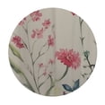 thumbnail image 2 of JEUXUS  Polyester Round Washable Reusable Waterproof Table Cloth - Watercolor Floral Table Cover for Spring/Summer/Easter Decoration, 2 of 7
