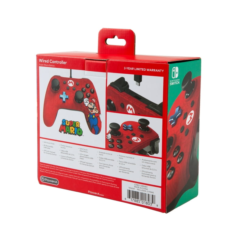 PowerA Wired Controller for Nintendo Switch - Mario