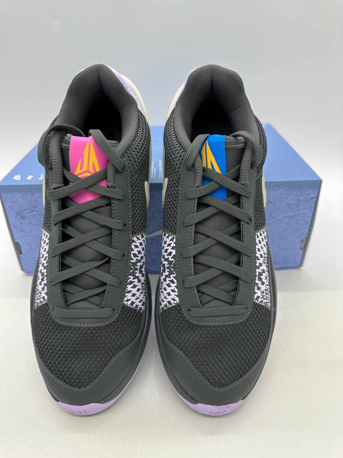 Ja 1 Basketball Shoes Color: Iron Grey/Lilac Bloom/Light Photo