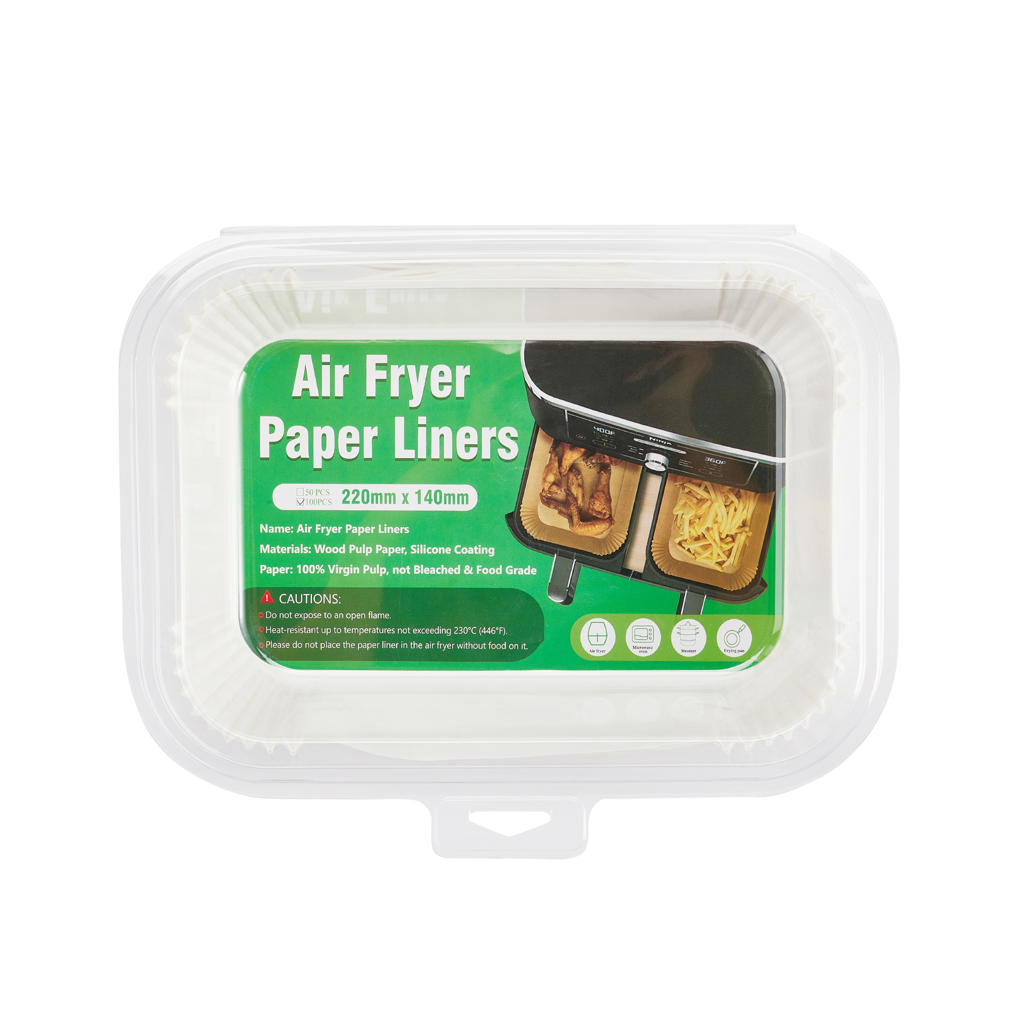 Jkerther Air Fryer Liners Parchment Paper Set NonStick Paper for Air